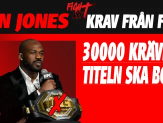 Jon Jones med UFC-bälte, 30,000 fans kräver att titeln tas ifrån honom