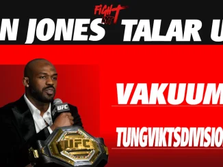 Jon Jones under presskonferens om sin framtid i UFC:s tungviktsdivision.