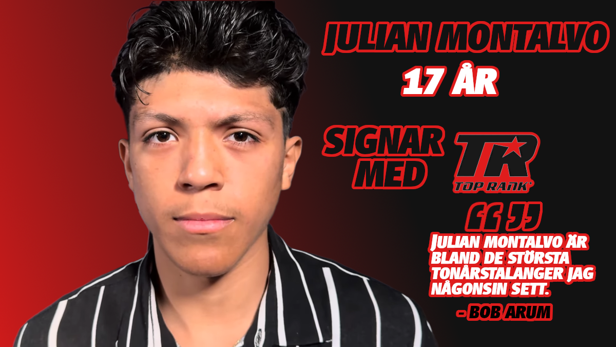 Julian Montalvo skriver på för Top Rank