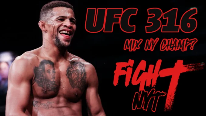 Patchy Mix ler under en tidigare UFC-match – redo för ny chans på UFC 316.