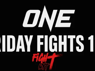 ONE Friday Fights 114 – logotyp och eventtitel med FightNytt-branding