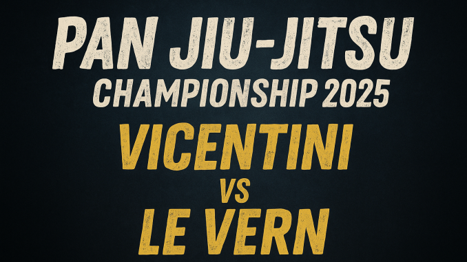 Pan Jiu Jitsu 2025-finalen mellan Maria Carolina Barón Vicentini och Aurélie Le Vern