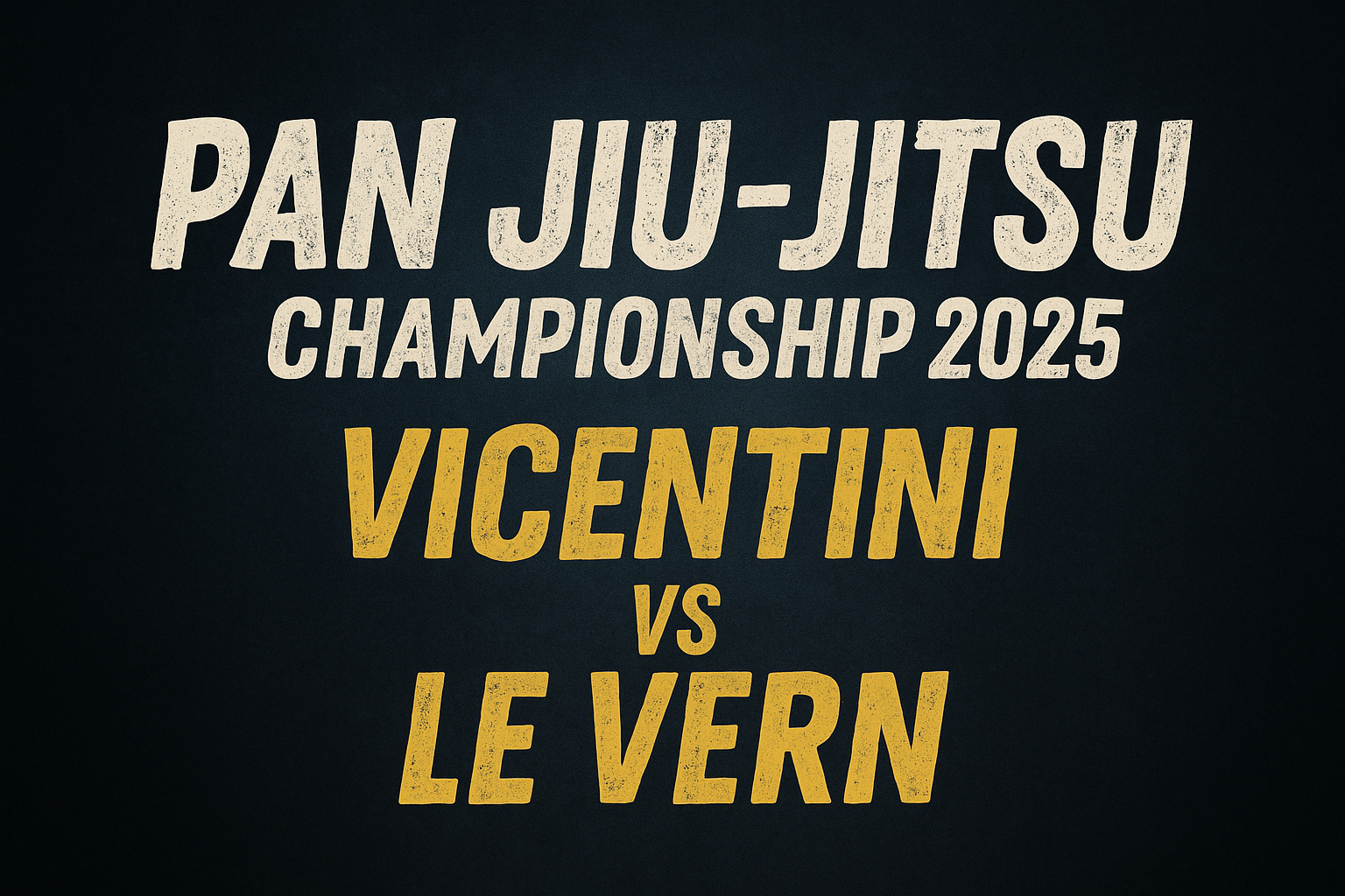 Se finalmatchen i Pan Jiu Jitsu 2025: Vicentini vs Le Vern