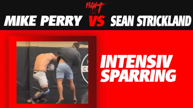 Mike Perry vs Sean Strickland – Sparring på Xtreme Couture Mike Perry och Sean Strickland sparrar intensivt på Xtreme Couture-gymmet i Las Vegas.