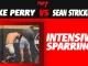 Mike Perry och Sean Strickland sparrar intensivt på Xtreme Couture-gymmet i Las Vegas.