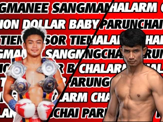 Sangmanee Sor Tienpo vs Chalarm Parunchai inför RWS-galan i Bangkok